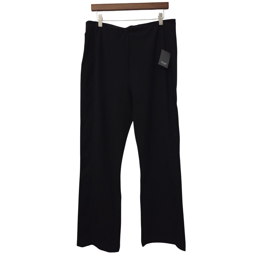 Lysse Tara Bootcut Pants CStretch Women 1X Black NWT $78 10-2287-A1tton